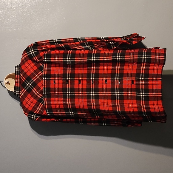 Multiples women's red, white & black gingham size 1XL top - Picture 11 of 17